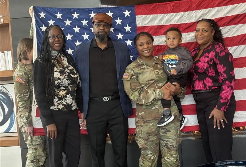 SFC Talia Ames Promotion Ceremony