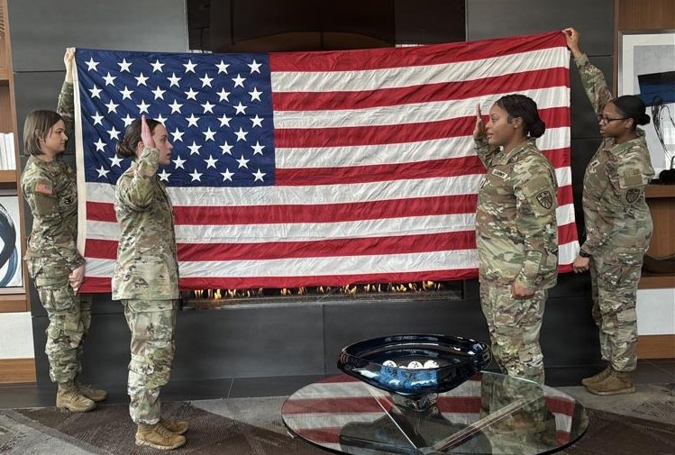 SFC Talia Ames Re-Enlistment Ceremony