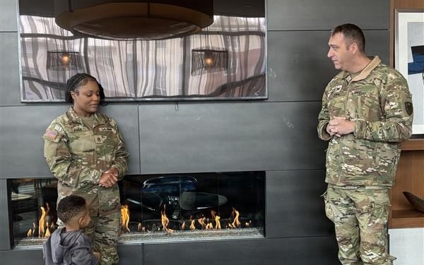 SFC Talia Ames Promotion Ceremony