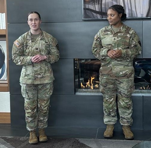 SFC Taila Ames Promotion Ceremony