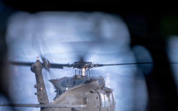 2-2 AHB Conducts Combined Night Air Assault Training