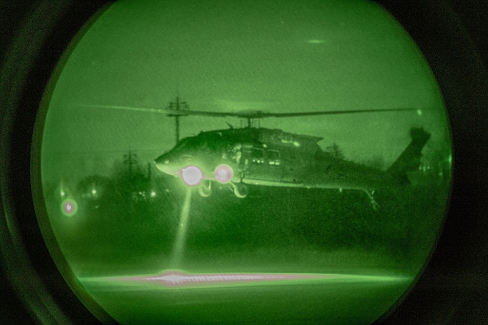2-2 AHB Conducts Combined Night Air Assault Training