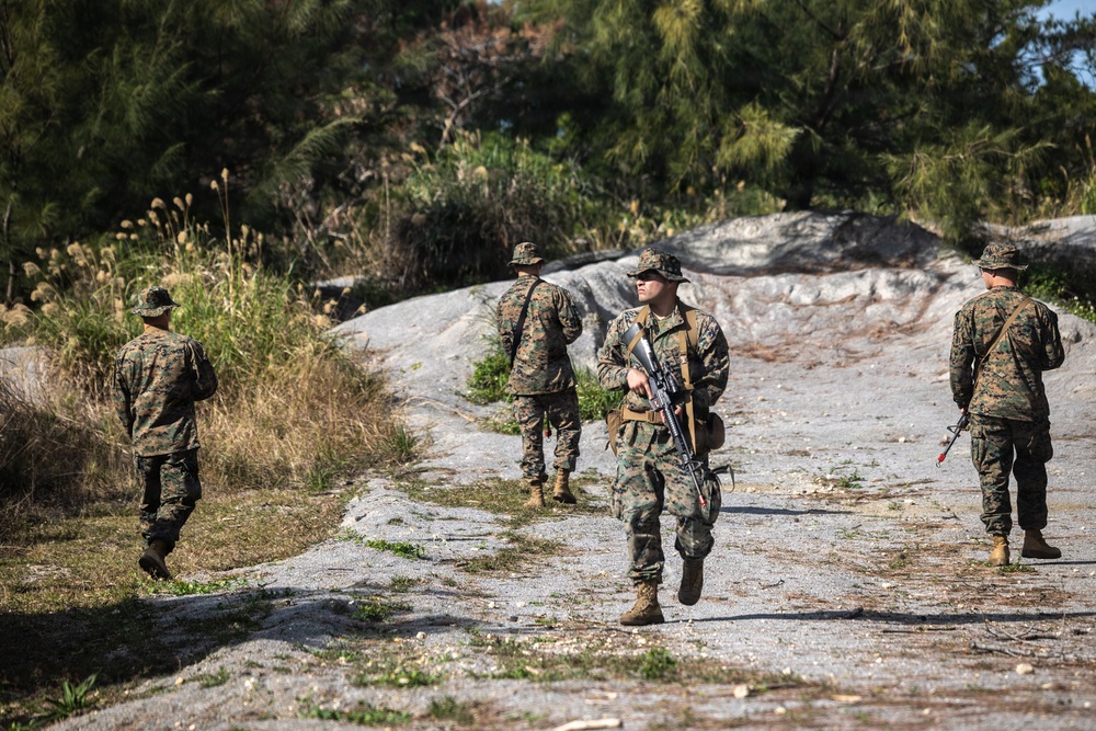 MWCS-18 Marines train in Okinawa’s Central Training Area