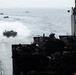 U.S. Marine Corps Leadership Oversee Amphibious Combat Vehicle Launch