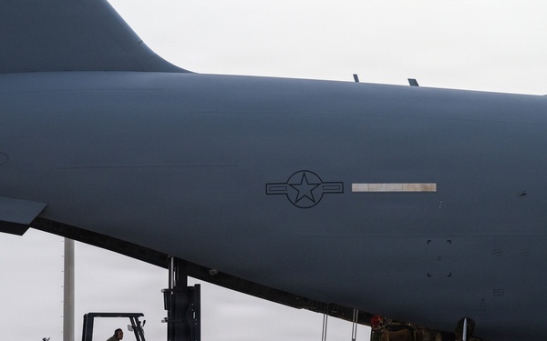 Fire Truck Drop Off at Readiness and Dispersal Exercise