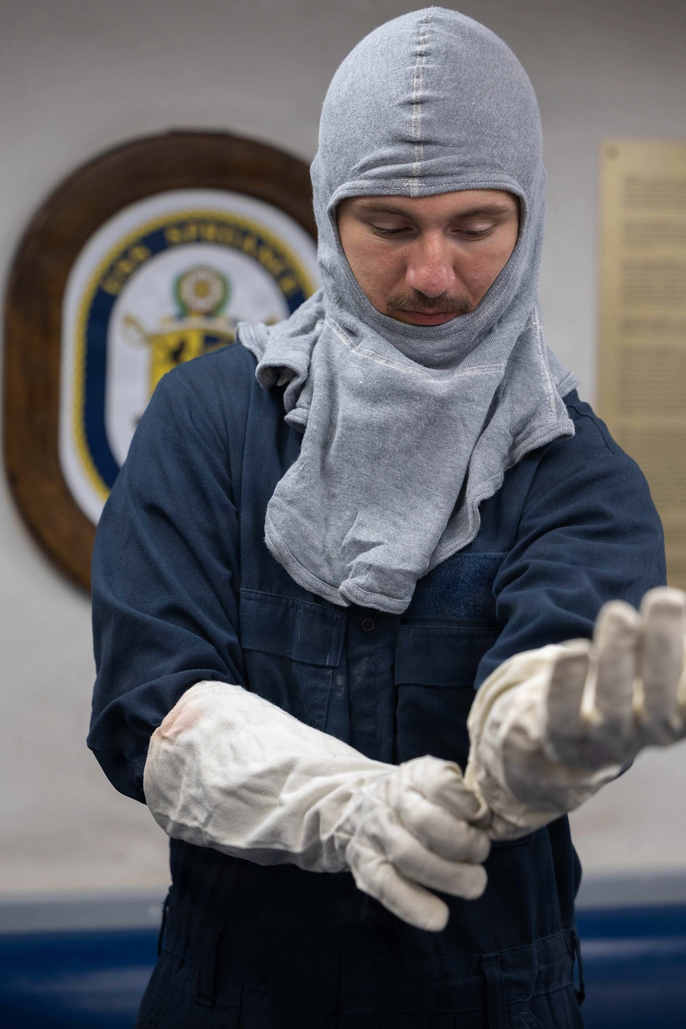 Spruance conducts routine operations