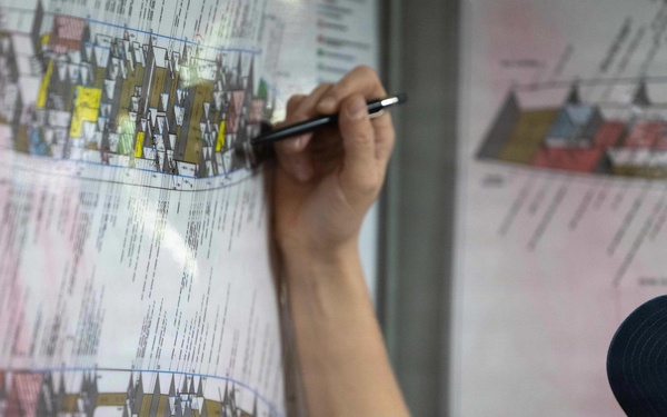 Spruance conducts routine operations