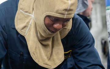 Spruance conducts routine operations