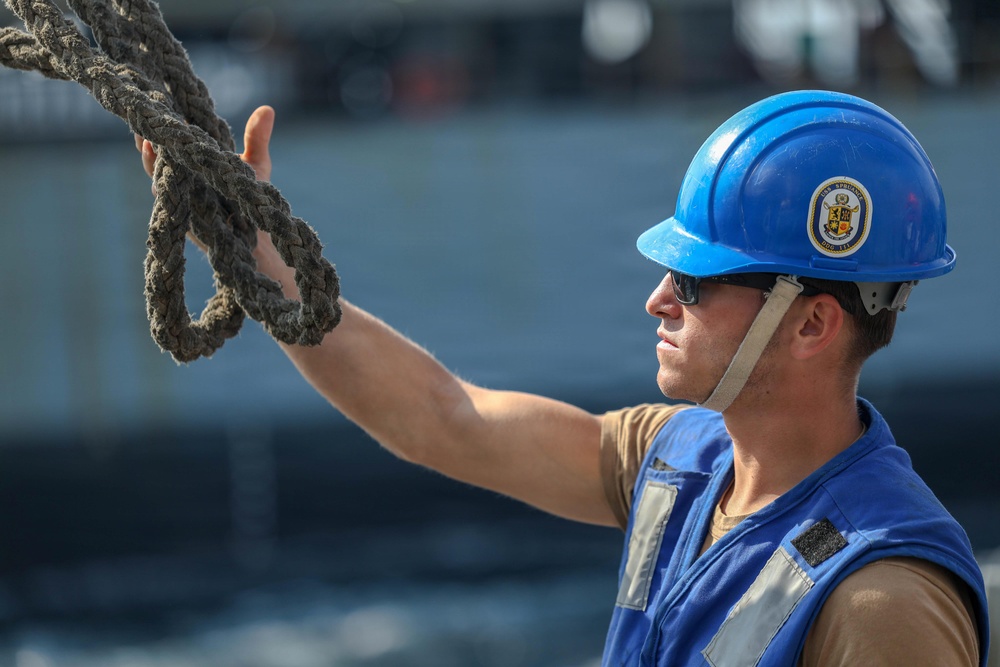 Spruance conducts routine operations