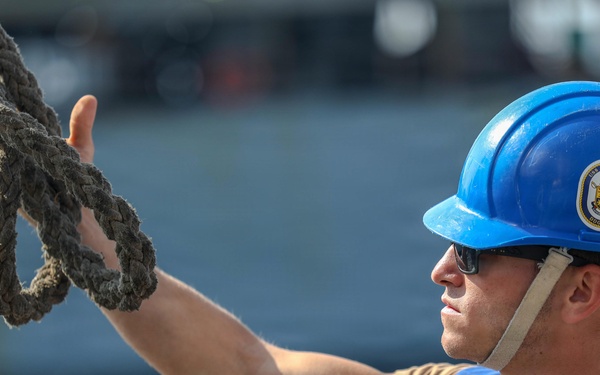 Spruance conducts routine operations