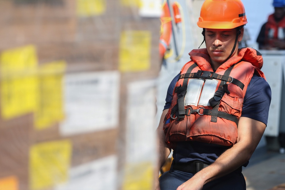 Spruance conducts routine operations