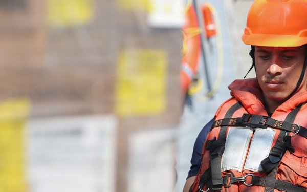 Spruance conducts routine operations