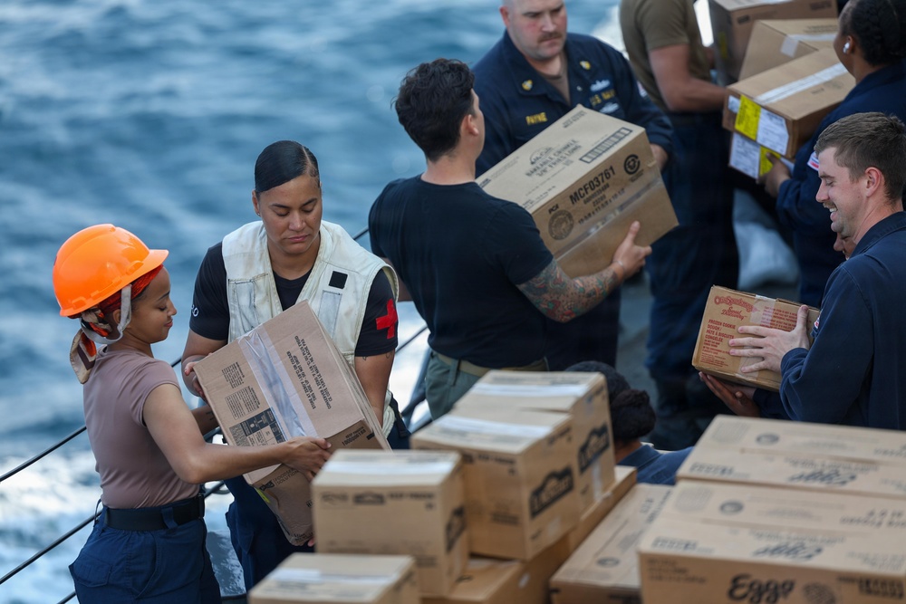 Spruance conducts routine operations