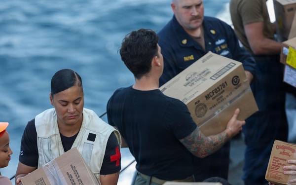 Spruance conducts routine operations