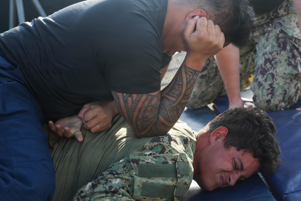 Spruance conducts routine operations