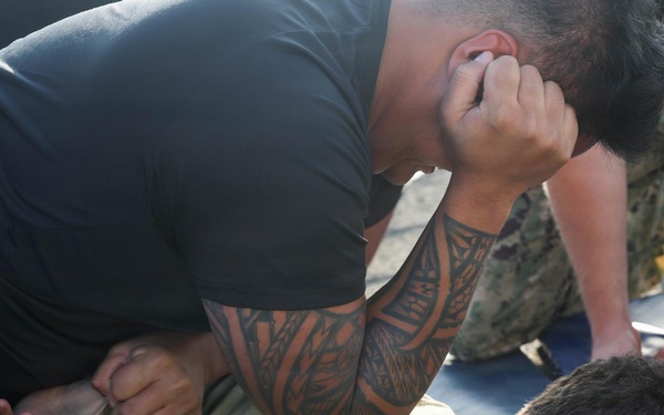 Spruance conducts routine operations