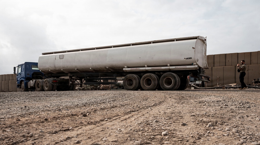 POL Airmen conduct fuel sampling and maintenance operations