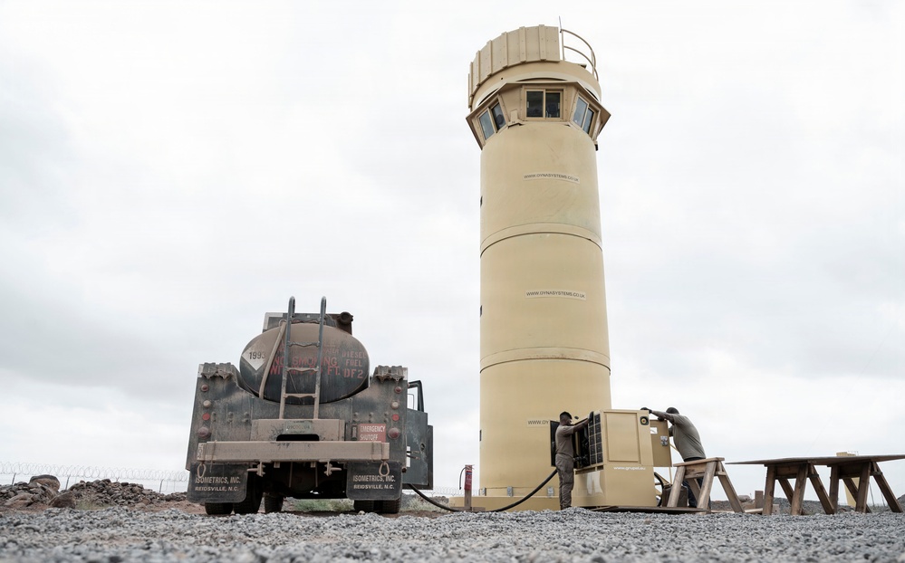 POL Airmen conduct fuel sampling and maintenance operations