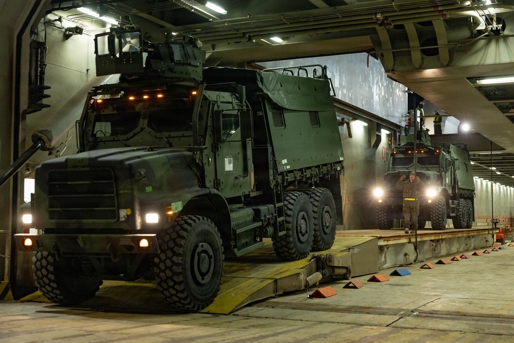 CORE26 | U.S. Marines use Norwegian Cargo Ship to Transport Military Equipment for Exercise in the Arctic