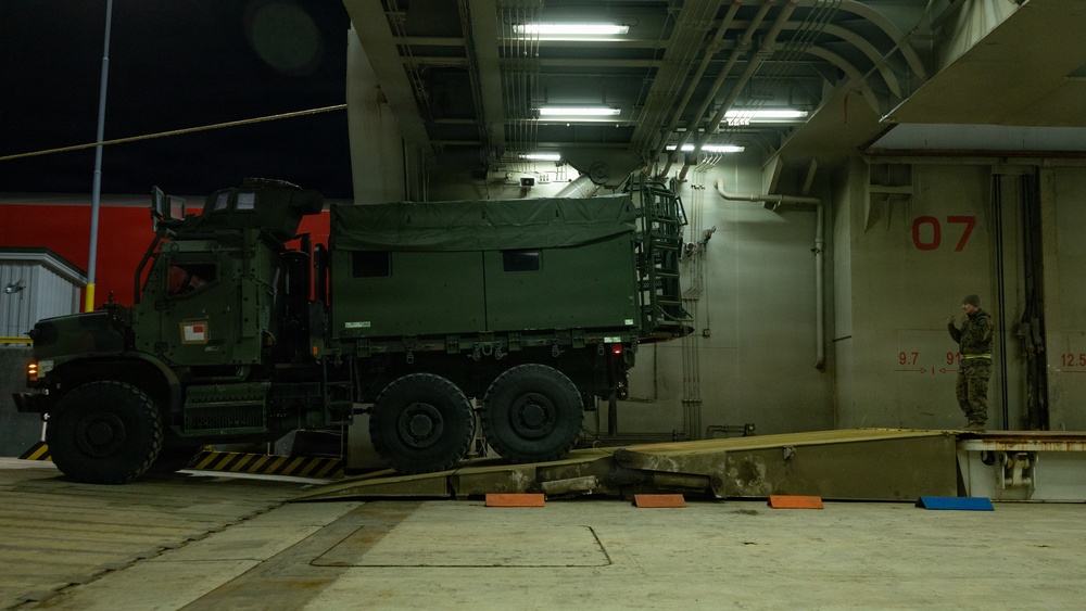 CORE26 | U.S. Marines use Norwegian Cargo Ship to Transport Military Equipment for Exercise in the Arctic