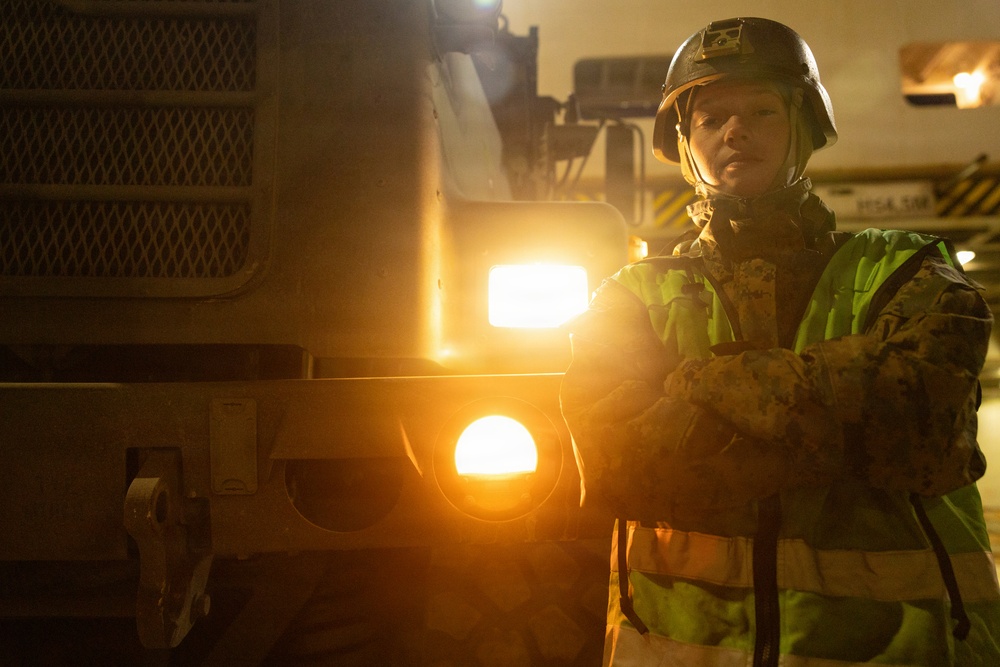 CORE26 | U.S. Marines use Norwegian Cargo Ship to Transport Military Equipment for Exercise in the Arctic