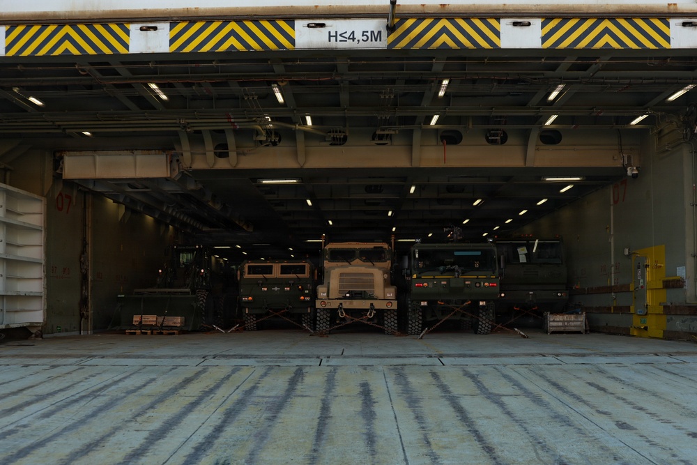 CORE26 | U.S. Marines use Norwegian Cargo Ship to Transport Military Equipment for Exercise in the Arctic