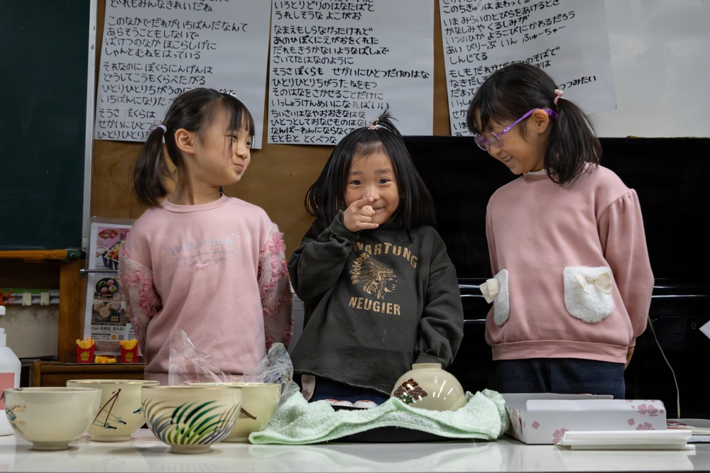 Volunteers From Marine Corps Air Station Iwakuni visit Ekimae Hoikuen, Japan 2026