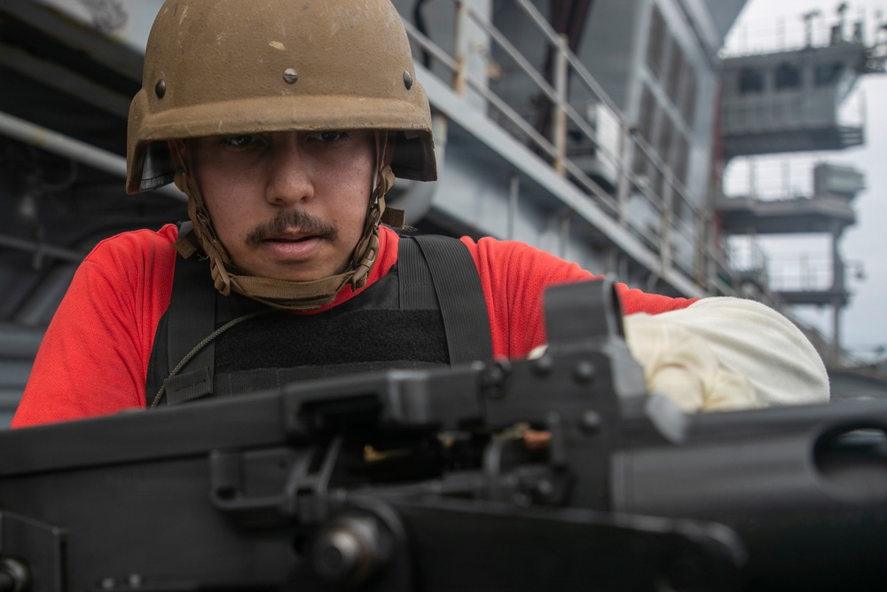 USS Tripoli Conducts SCAT Team Live Fire