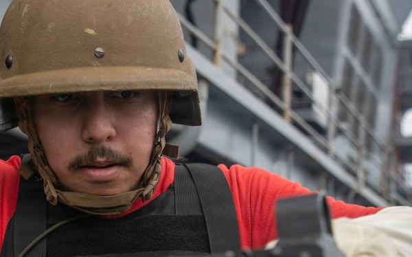 USS Tripoli Conducts SCAT Team Live Fire