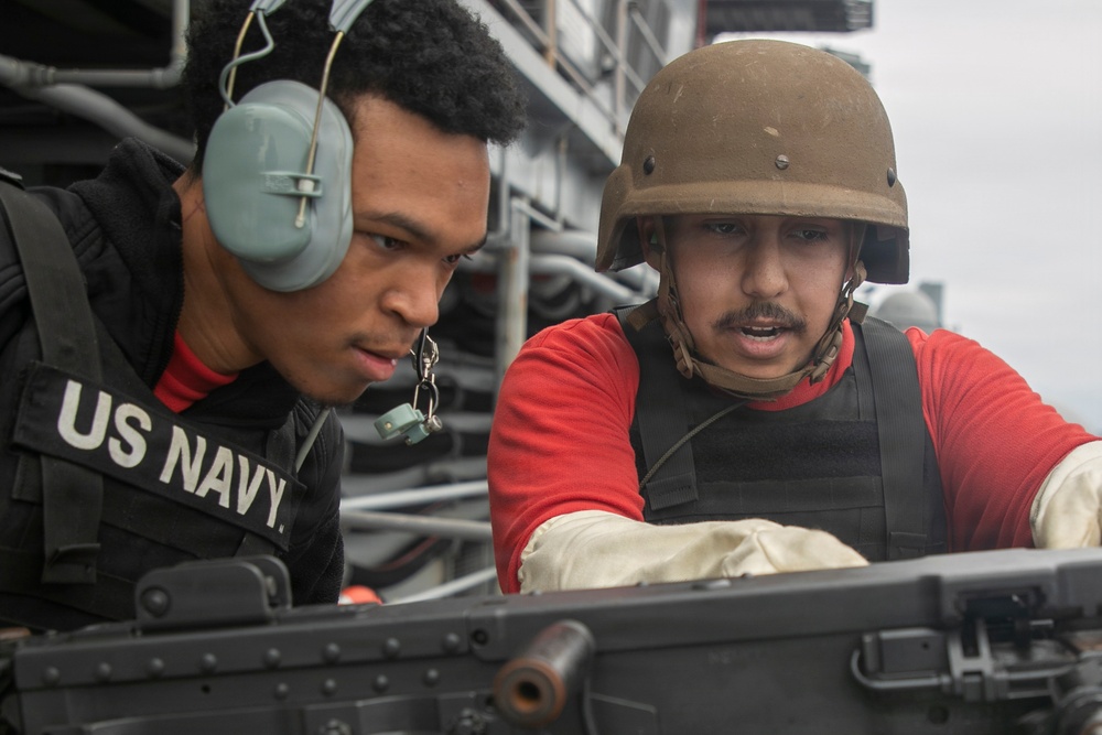 USS Tripoli Conducts SCAT Team Live Fire