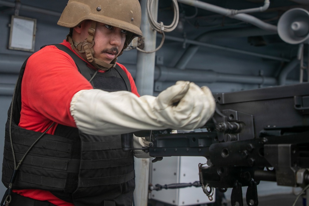 USS Tripoli Conducts SCAT Team Live Fire