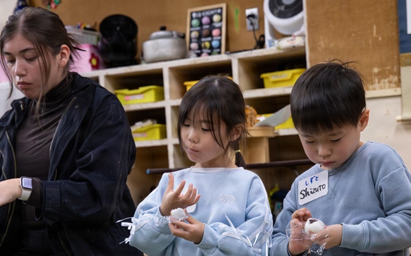 Volunteers From Marine Corps Air Station Iwakuni visit Ekimae Hoikuen, Japan 2026