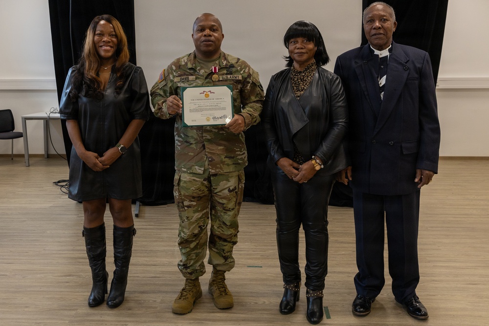 Command Sgt. Maj. Davis Lateral Promotion Ceremony