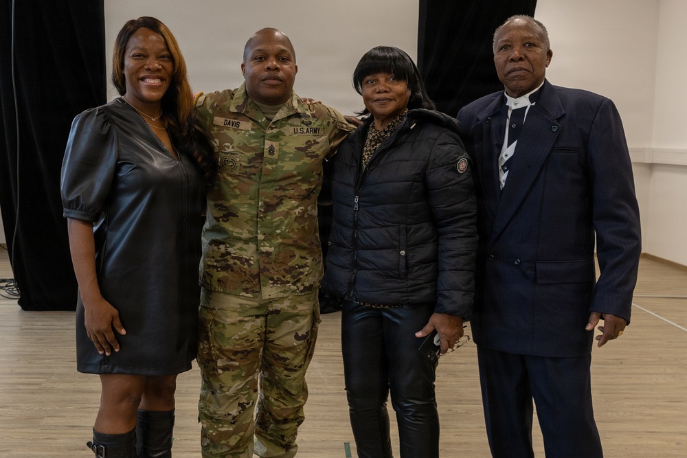 Command Sgt. Maj. Davis Lateral Promotion Ceremony