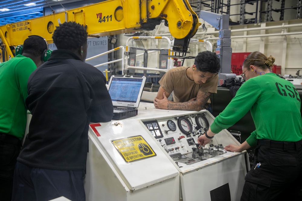 Generator Maintenance Aboard USS Tripoli