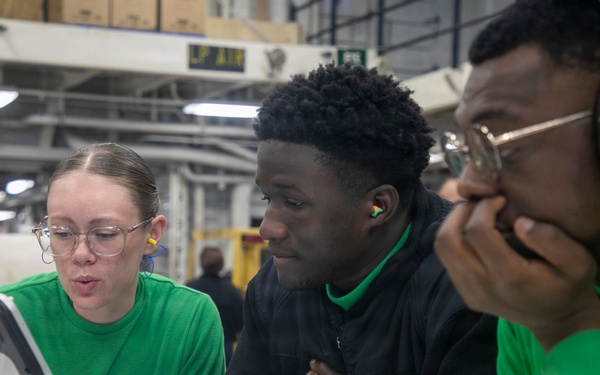 Generator Maintenance Aboard USS Tripoli