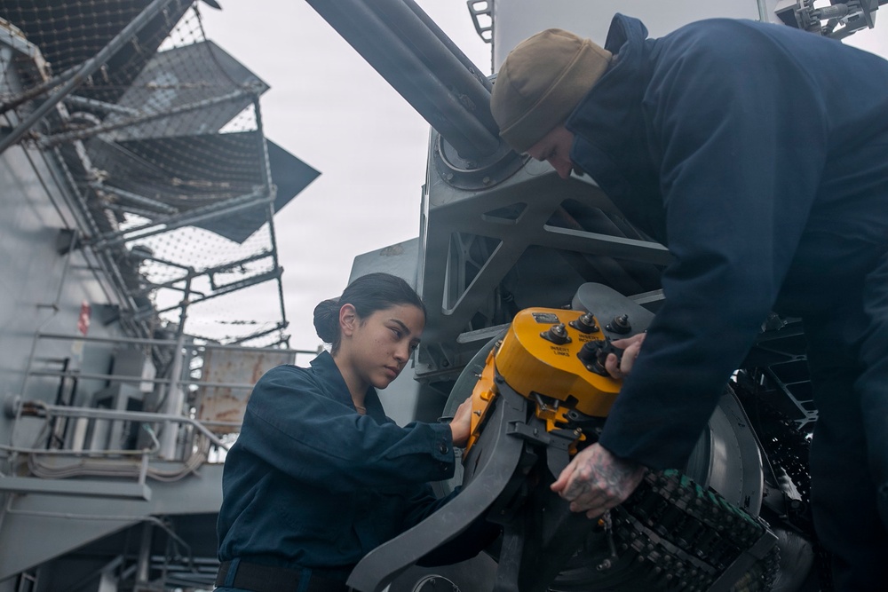 CIWS Reload Aboard USS Tripoli