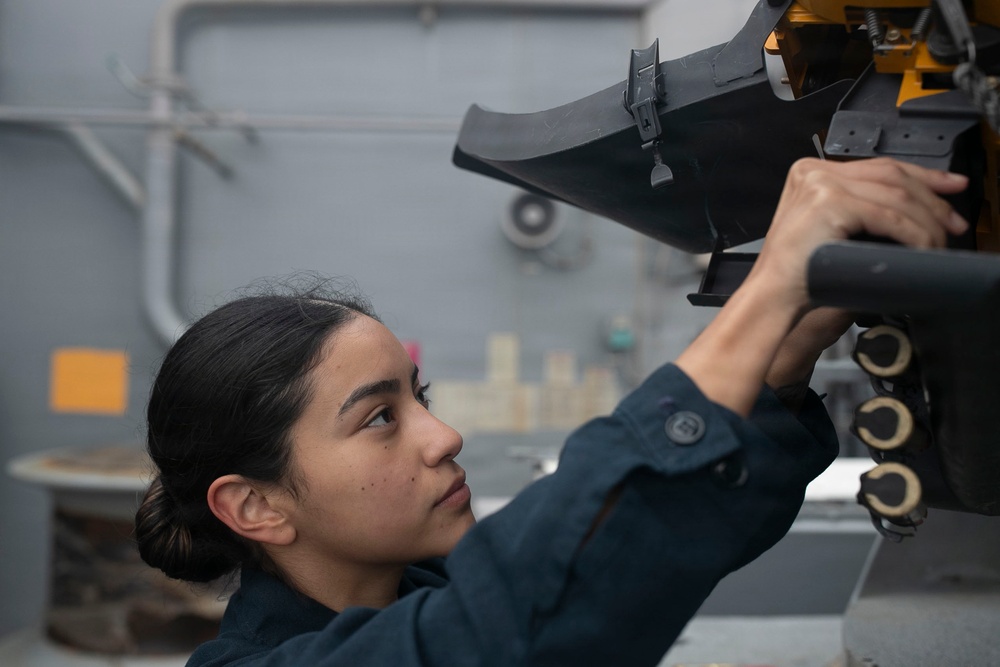 CIWS Reload Aboard USS Tripoli