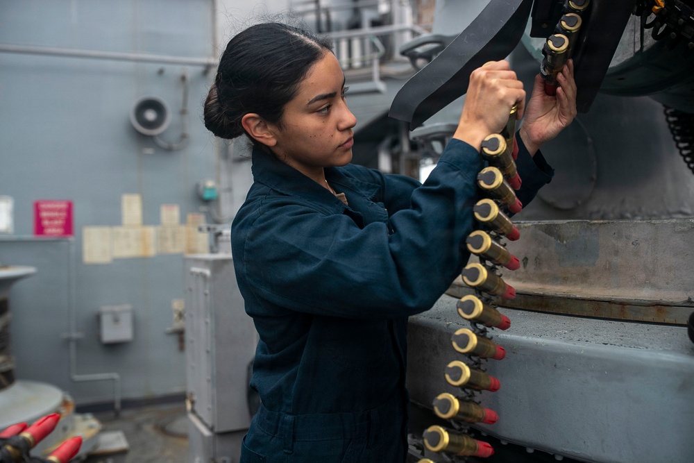 CIWS Reload Aboard USS Tripoli