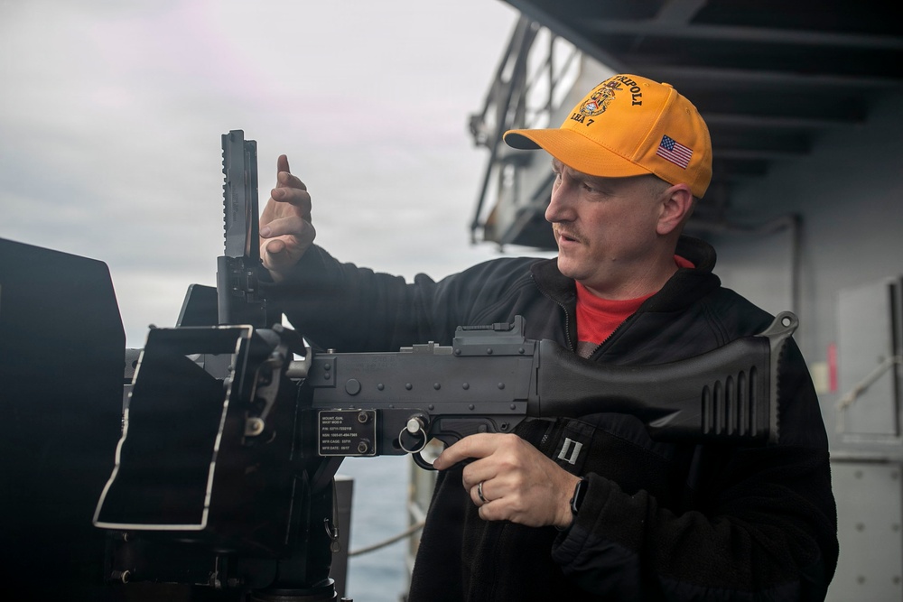 USS Tripoli Conducts A SCAT Drill