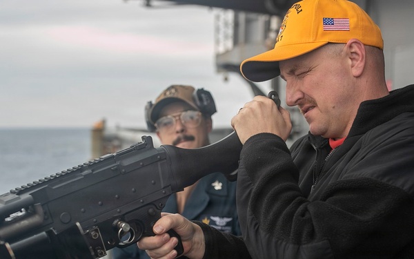 USS Tripoli Conducts A SCAT Drill
