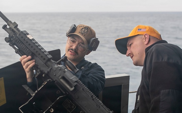 USS Tripoli Conducts A SCAT Drill