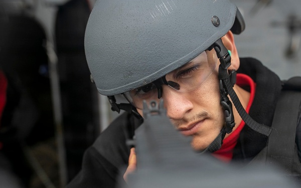 USS Tripoli Conducts A SCAT Drill