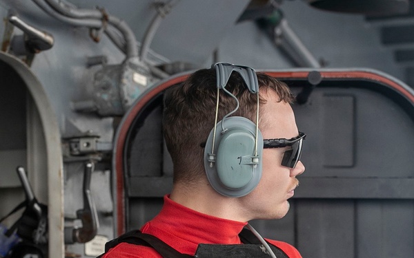 USS Tripoli Conducts A SCAT Drill