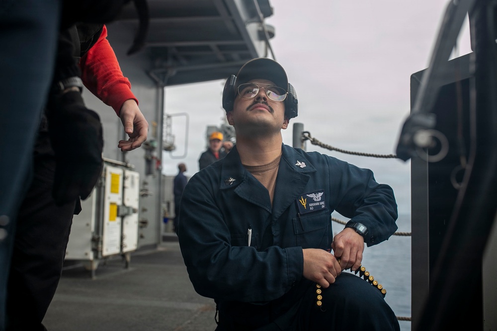 USS Tripoli Conducts A SCAT Drill