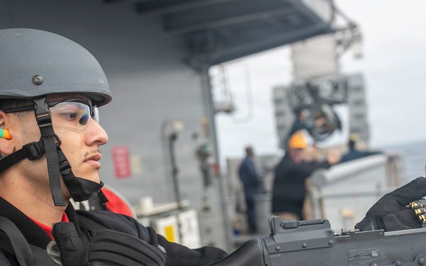 USS Tripoli Conducts A SCAT Drill