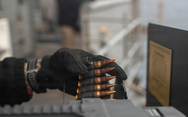 USS Tripoli Conducts A SCAT Drill