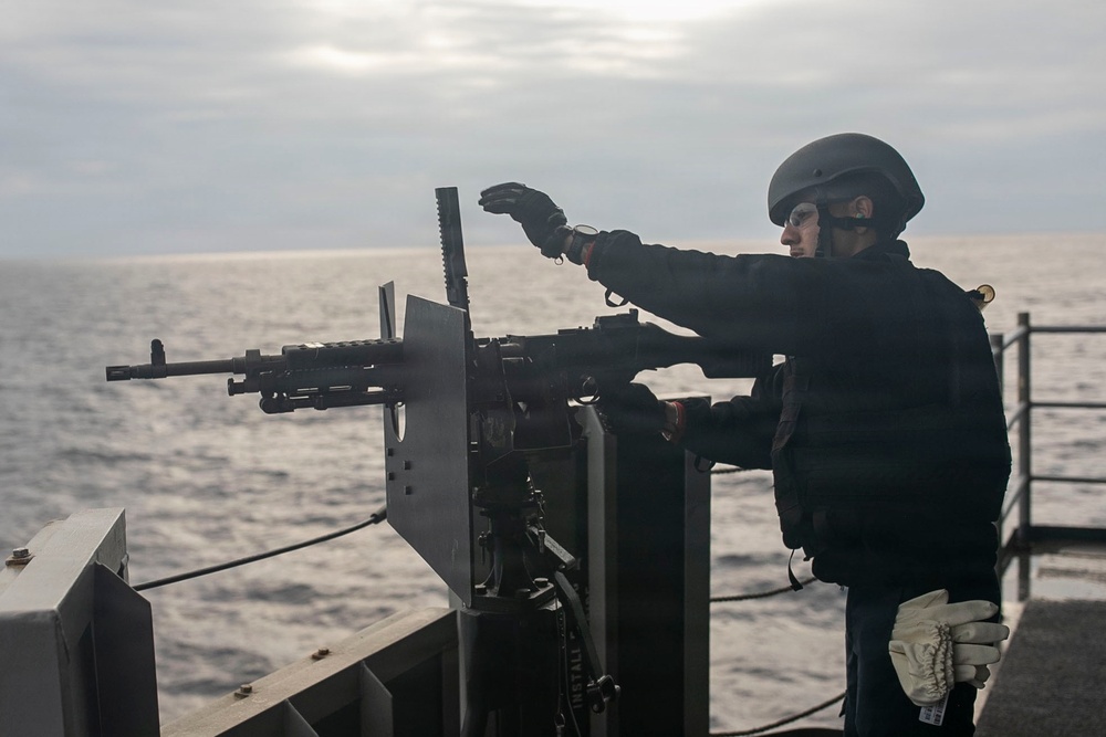 USS Tripoli Conducts A SCAT Drill