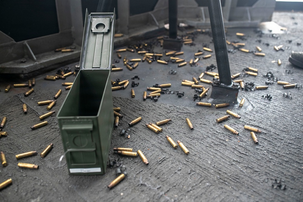 USS Tripoli Conducts A SCAT Drill