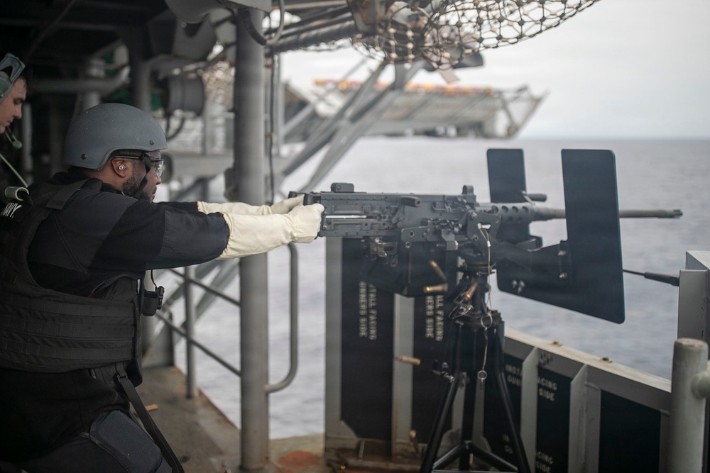 USS Tripoli Conducts A SCAT Drill